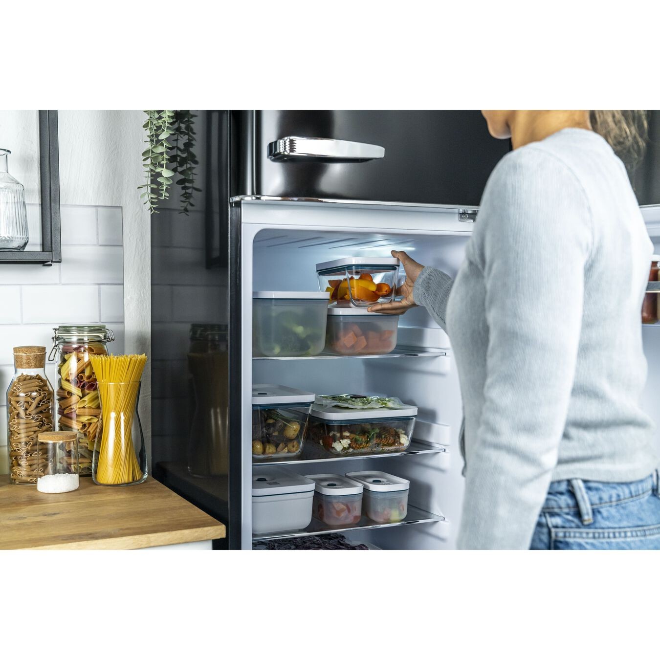 Zwilling 368013030 Fresh & Save Vakumlu Saklama Kabı L Cam Modern