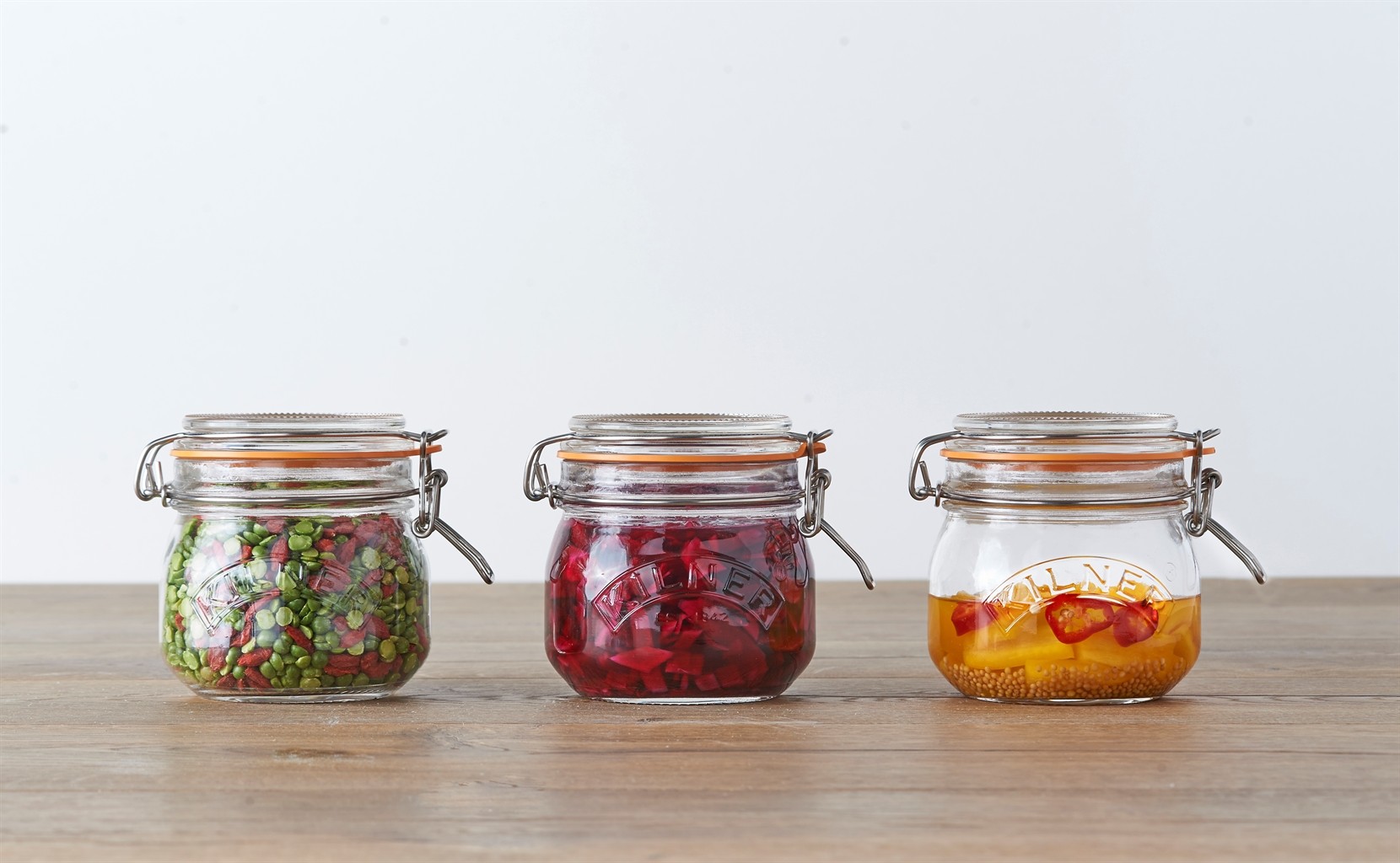 Kilner Klipsli Yuvarlak 500 ml Kavanoz