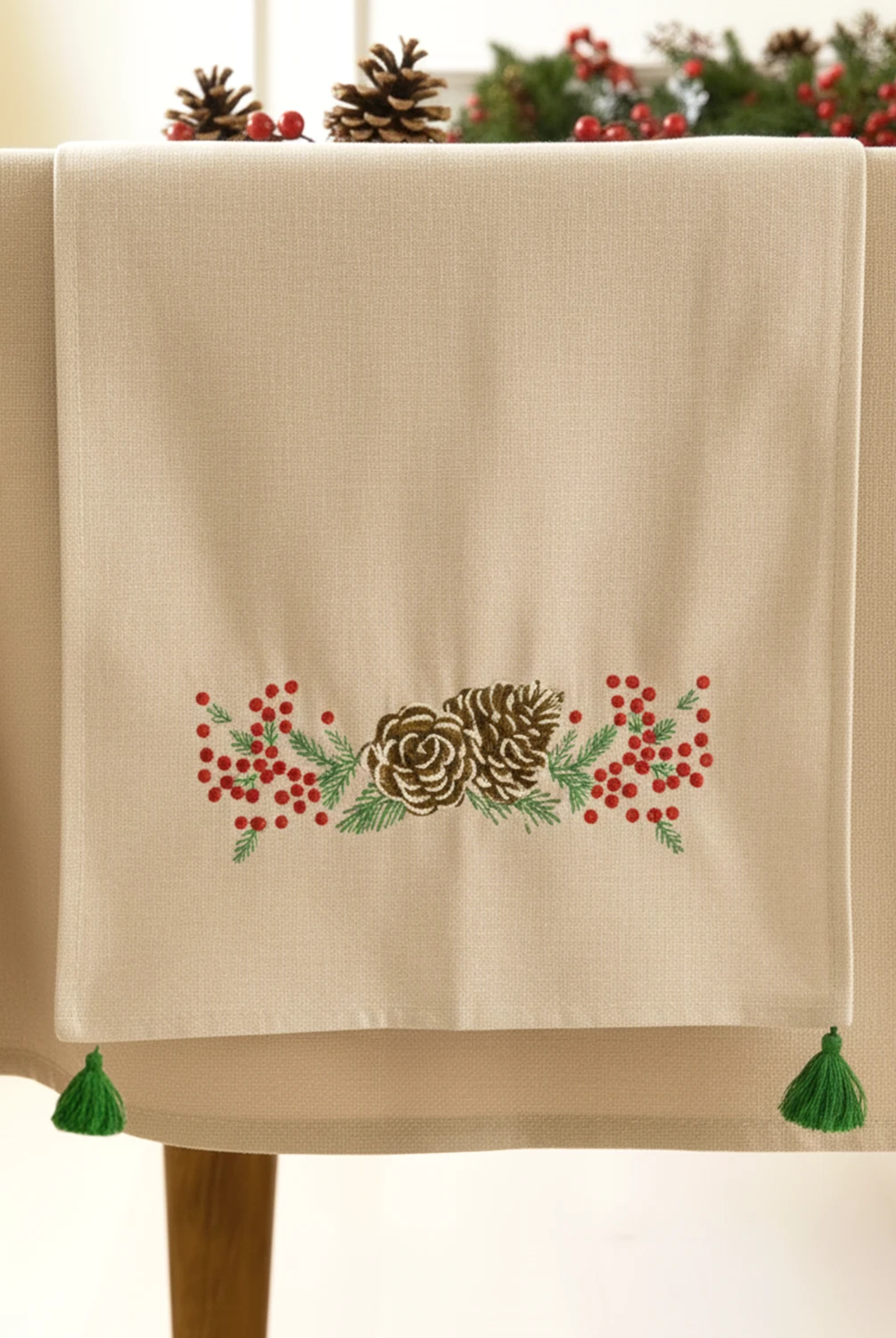 Carsoli Püsküllü Runner 45x140cm