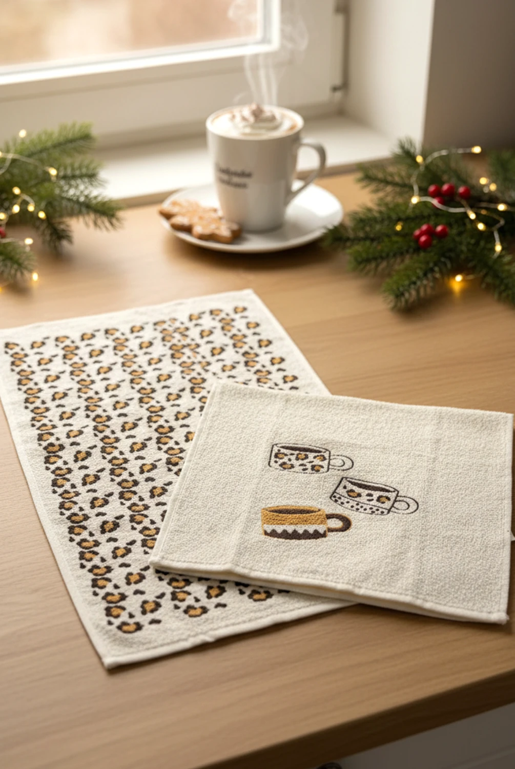 Coffe 2'li Havlu Seti 30x50cm