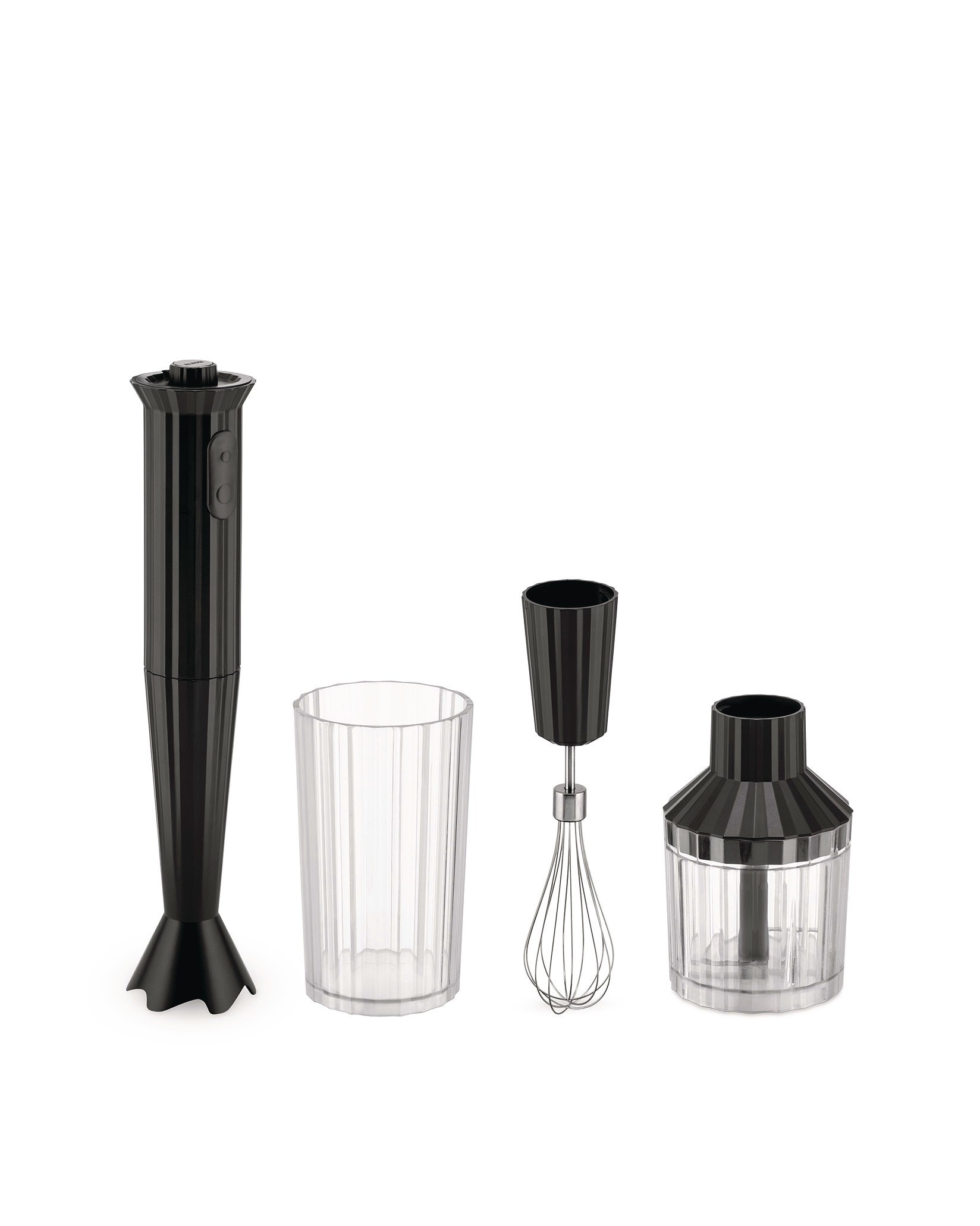 Alessi Plısse Blender Seti Siyah