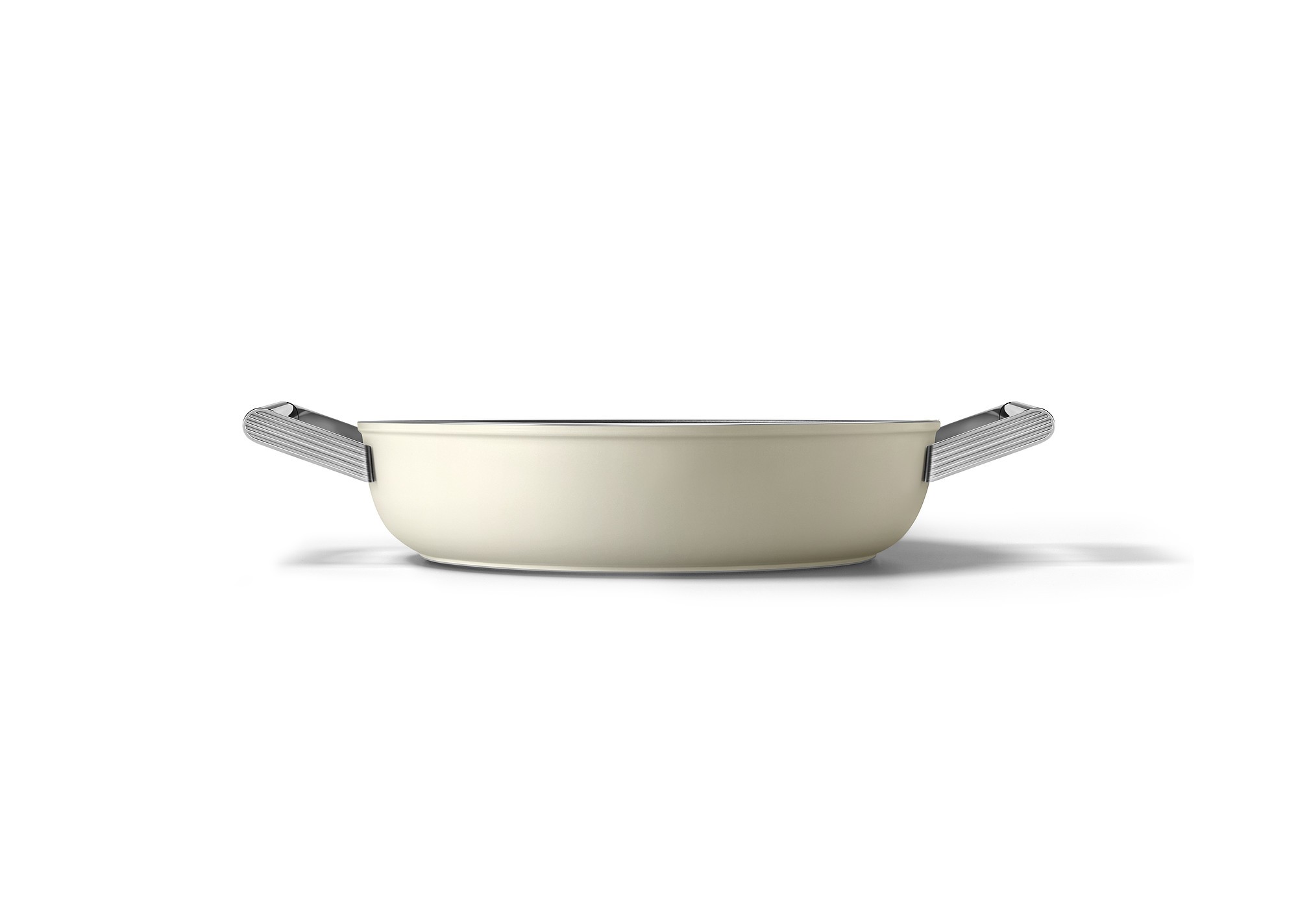 SMEG Cookware Serisi Pilav Tenceresi 28Cm Ckfd2811Crm Krem