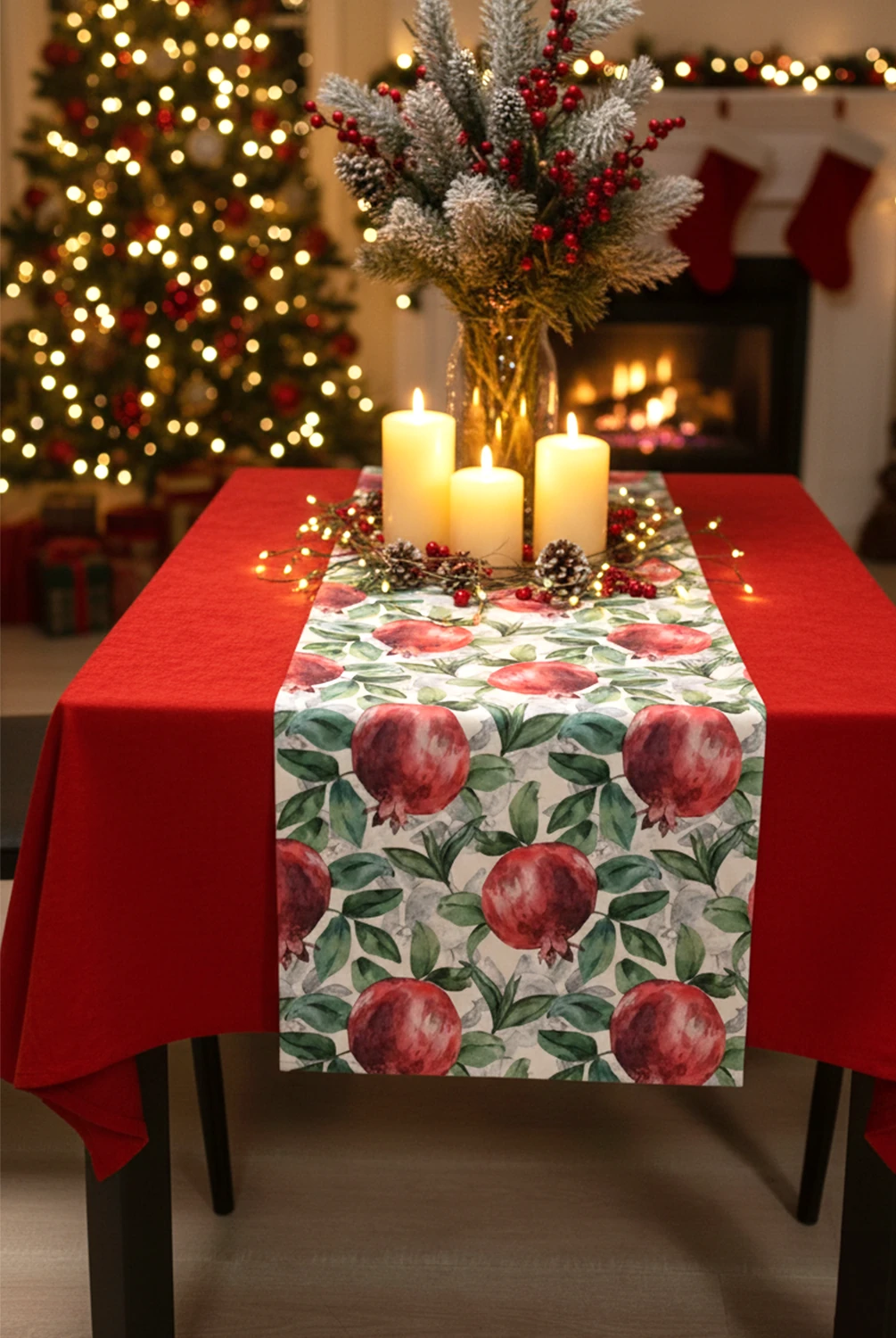 Christmas Narlı Runner 40x140cm