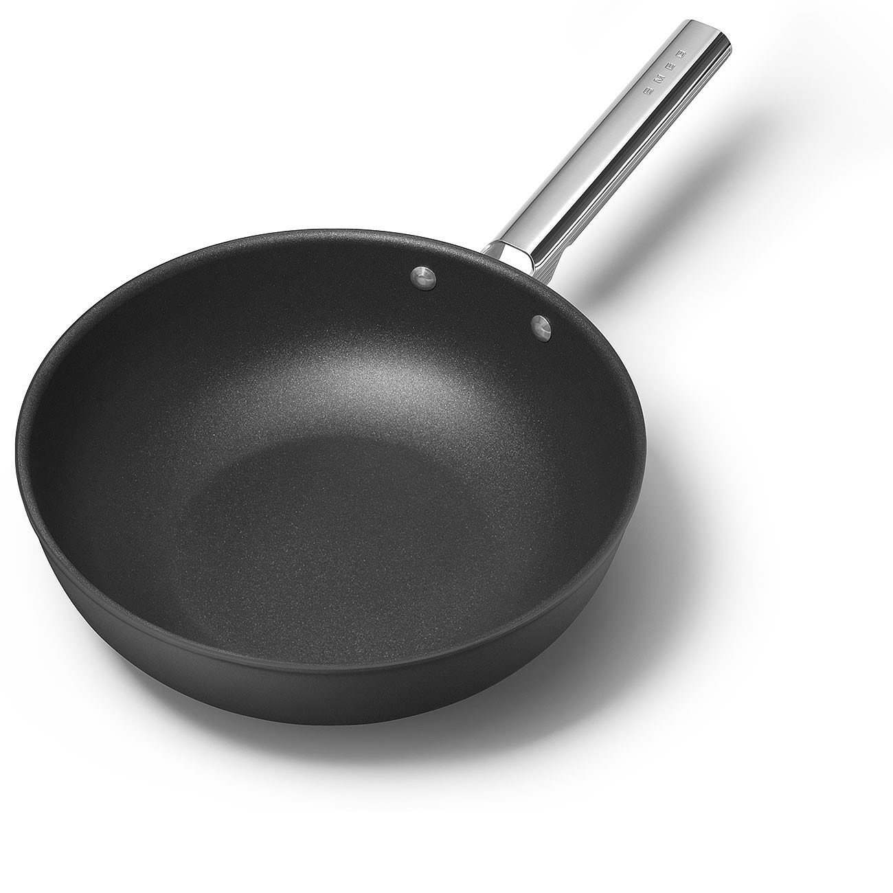 SMEG Cookware Serisi Wok Tava 30Cm Ckfw3001Blm Siyah