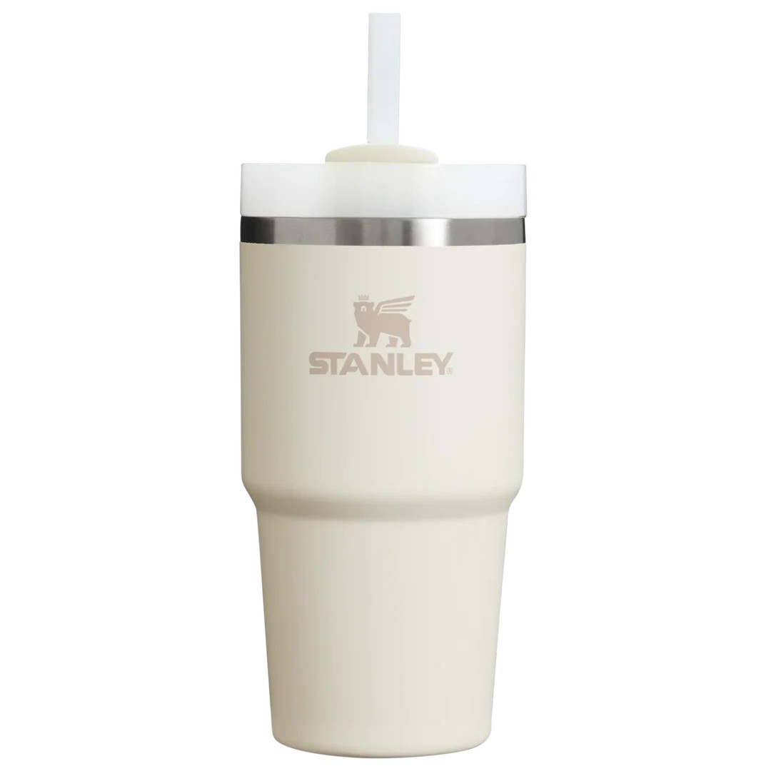 Stanley The Quencher Pipetli Termos Bardak 0.6L Krem