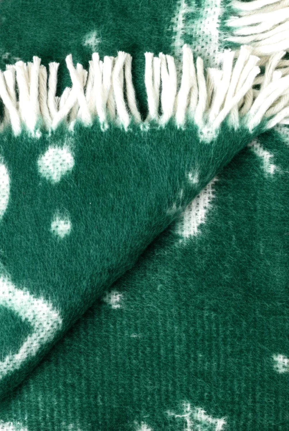 Christmas Reindeer In The Forest Yılbaşı TV Battaniyesi 150x200 - YEŞİL