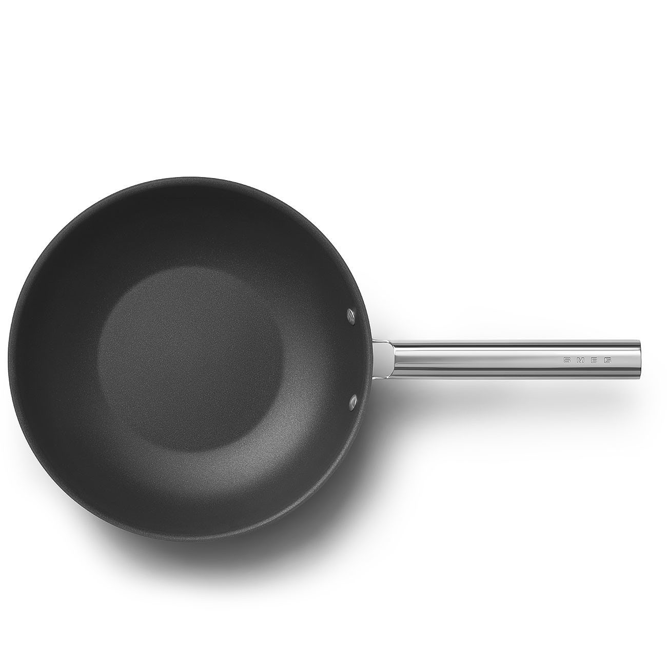 SMEG Cookware Serisi Wok Tava 30Cm Ckfw3001Blm Siyah