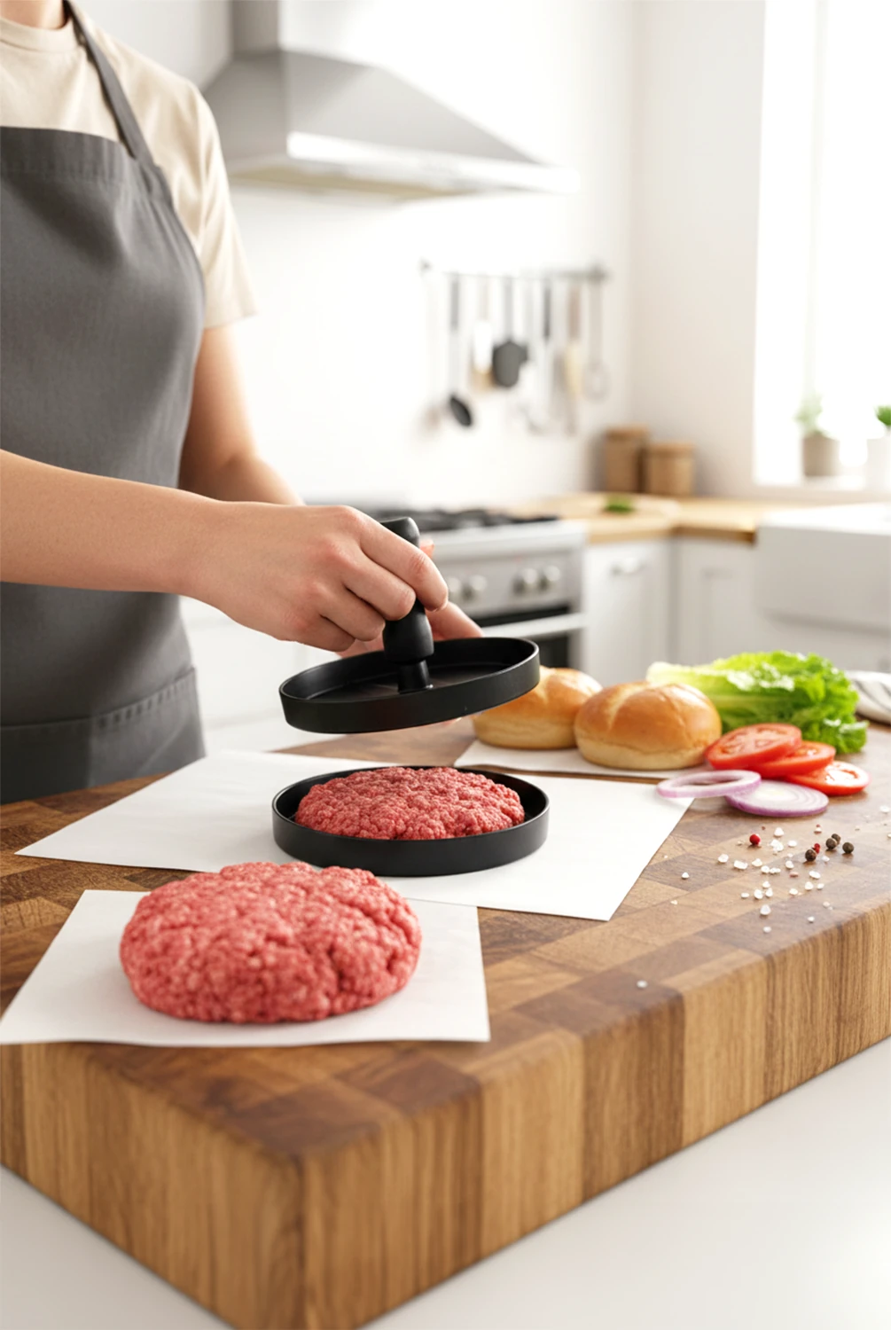 Paye Metal Hamburger Kalıbı