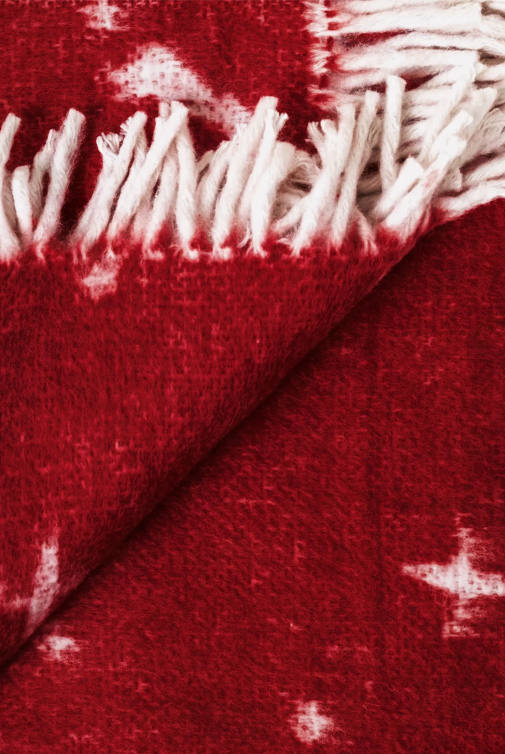 Christmas Reindeer In The Forest Yılbaşı TV Battaniyesi 150x200 - KIRMIZI