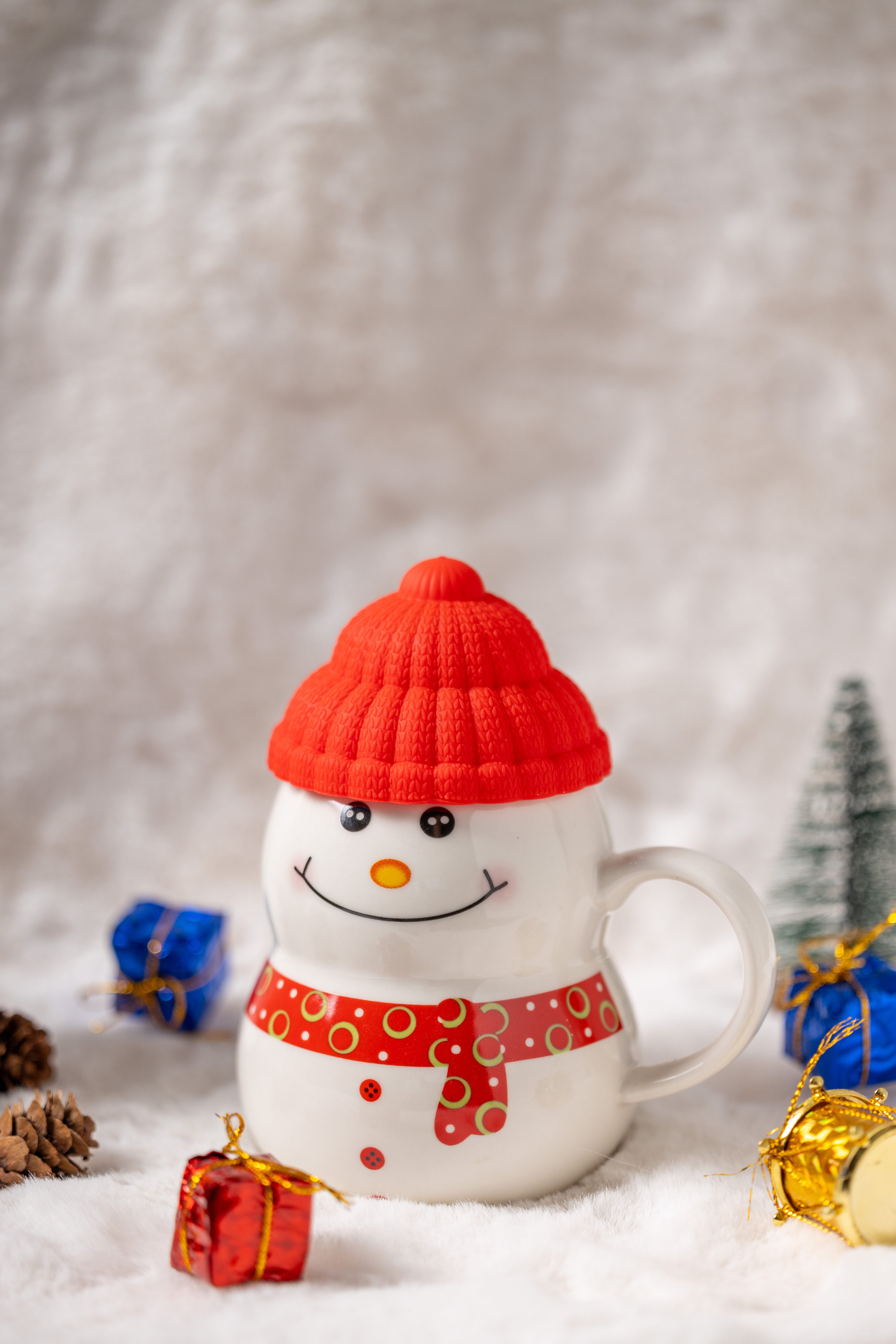 Snowman Porselen Kupa 350 Ml