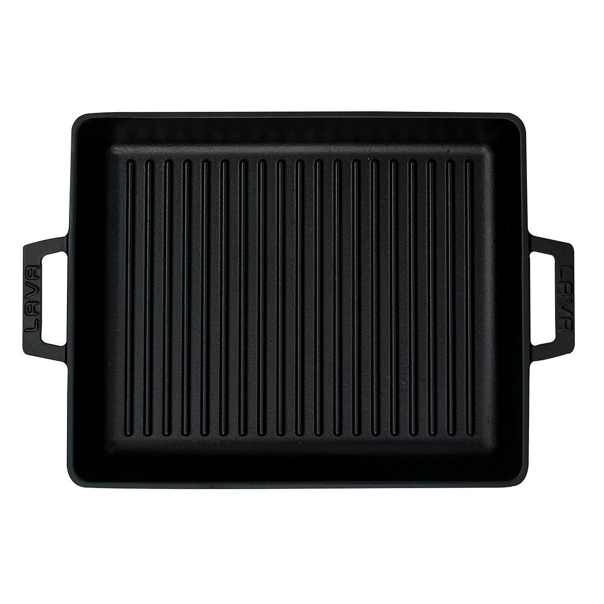Lava Izgara Tava 26x32cm Metal Kulplu