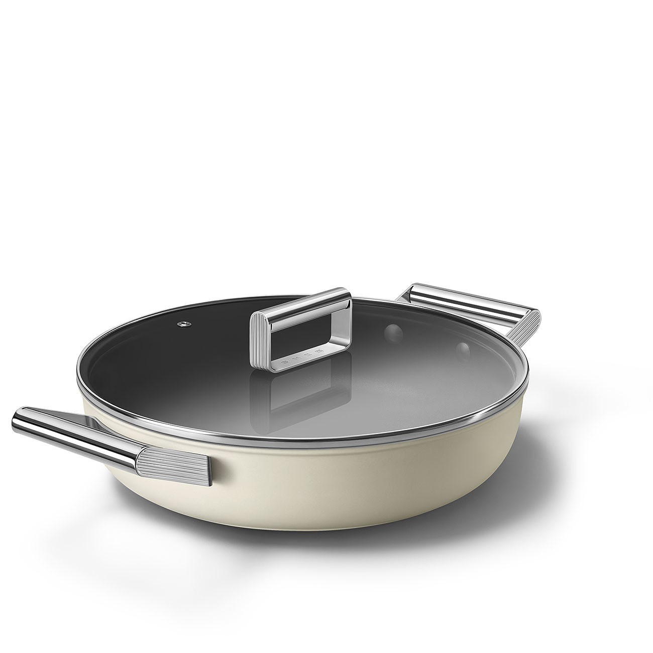 SMEG Cookware Serisi Pilav Tenceresi 28Cm Ckfd2811Crm Krem