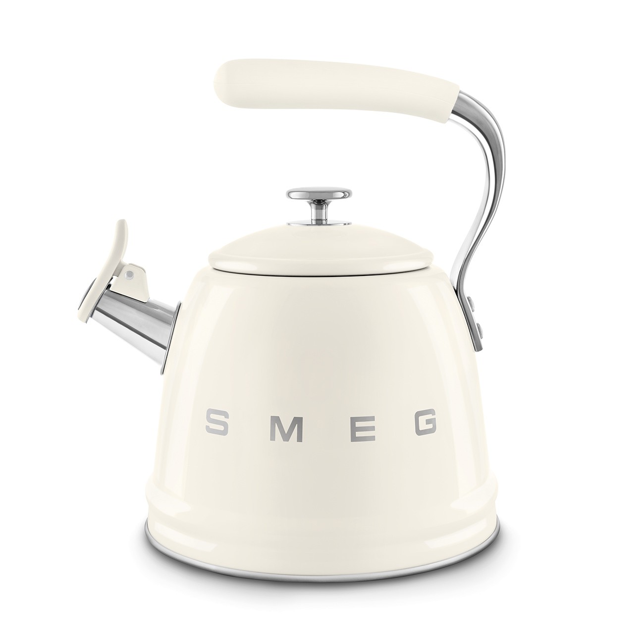 SMEG Islıklı Kettle Cklw2001Cr Krem