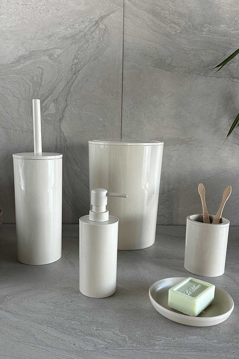 Primanova Flores 5'li Banyo Seti Bej