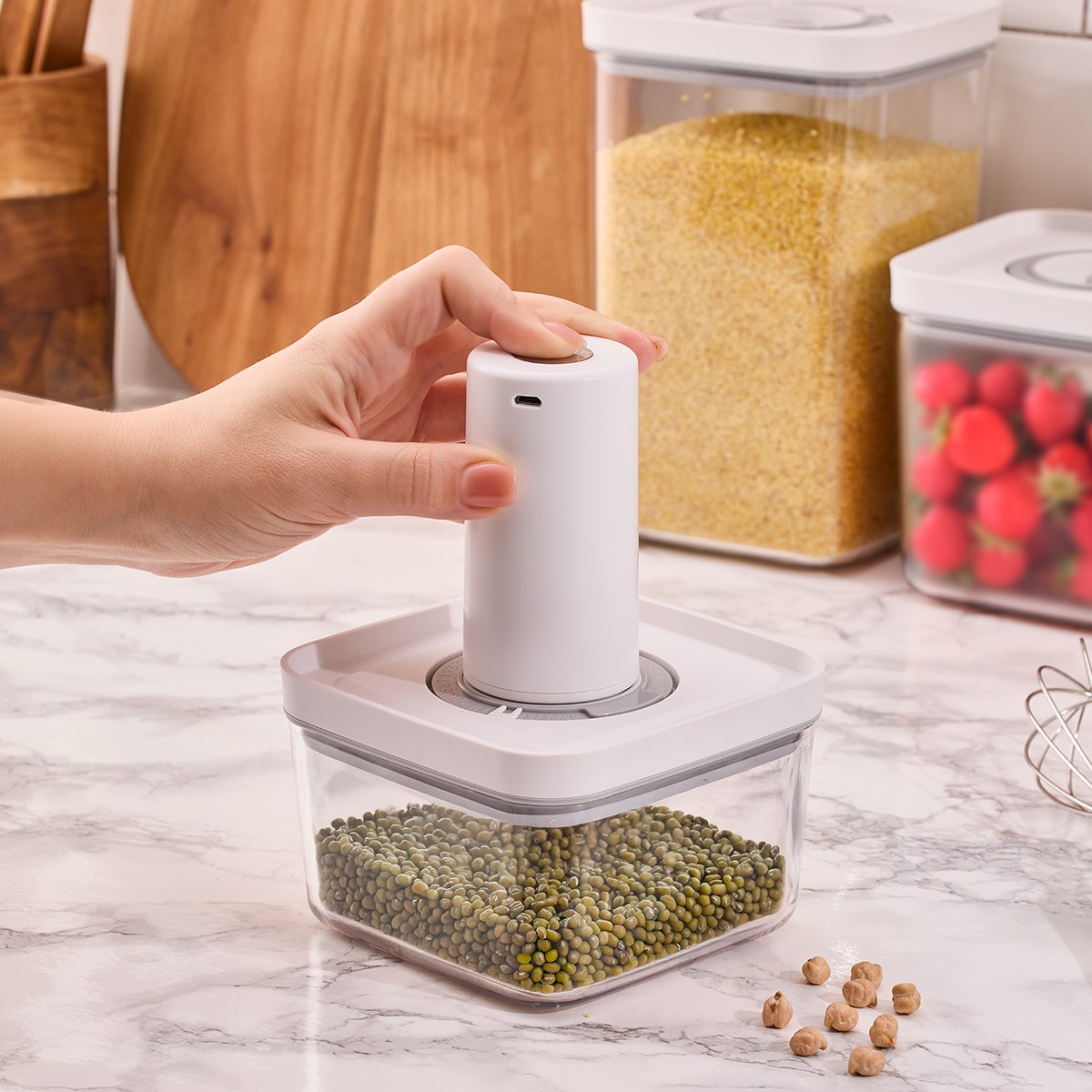 Aryıldız Vacuum-Fresh Saklama Kabı Seti 6 Parça