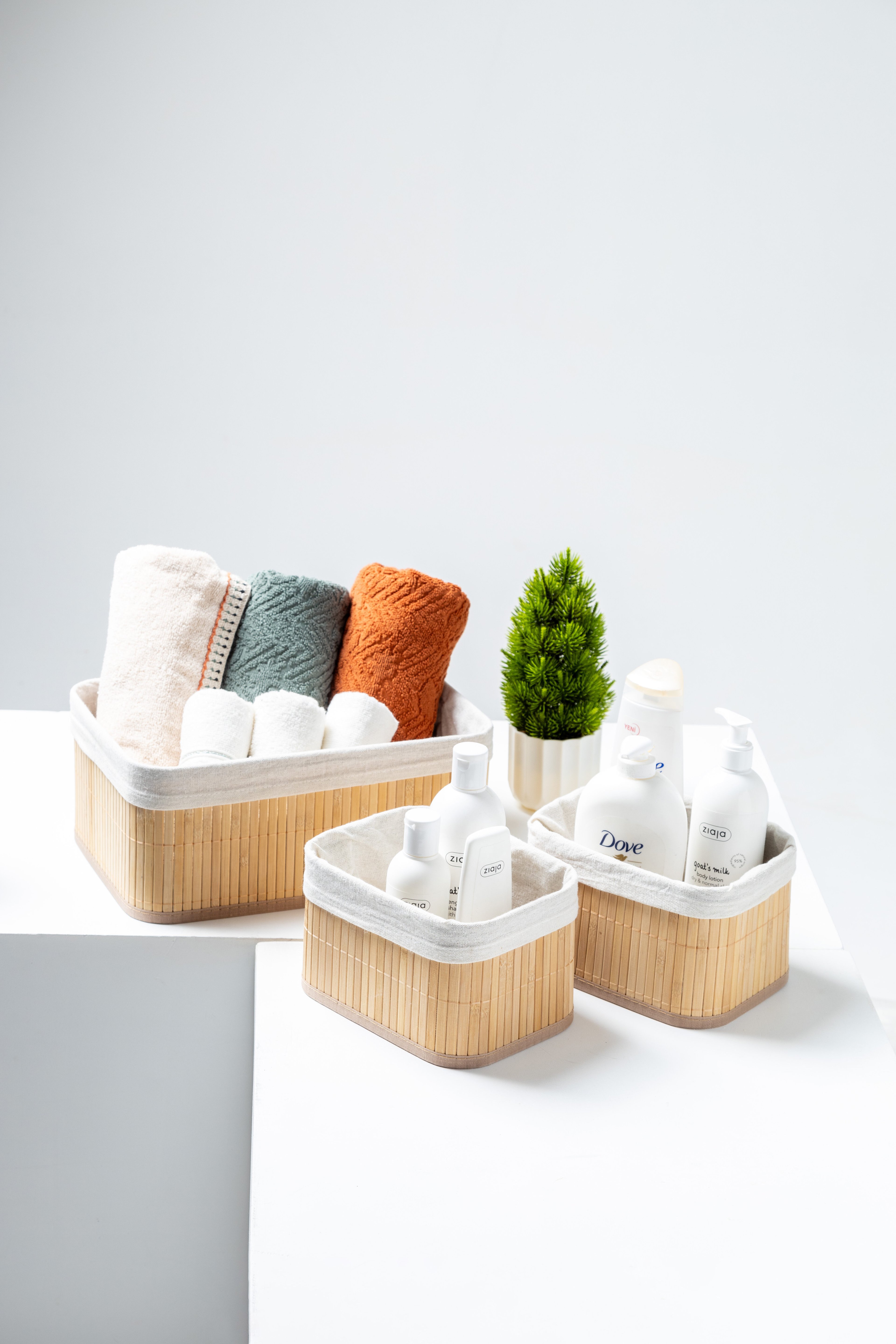 Minas 3Lü Bambu Organizer Set