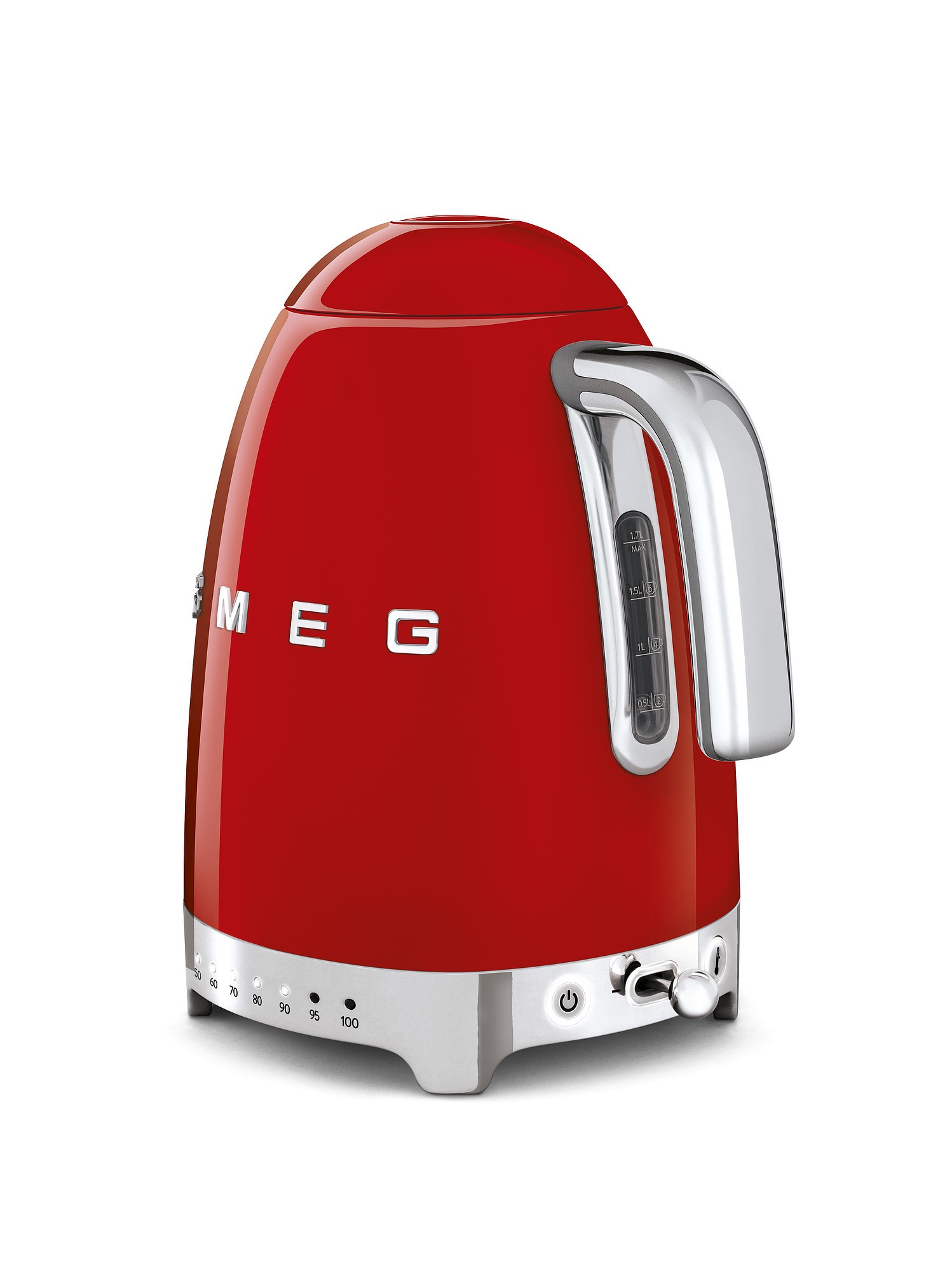 SMEG Isı Ayarlı Kettle Klf04Rdeu Retro Serisi Kırmızı