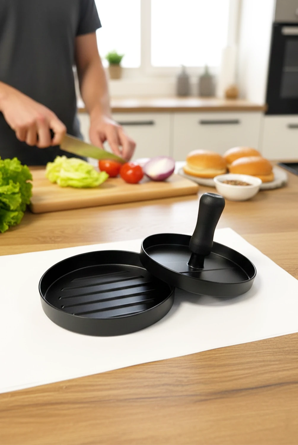 Paye Metal Hamburger Kalıbı