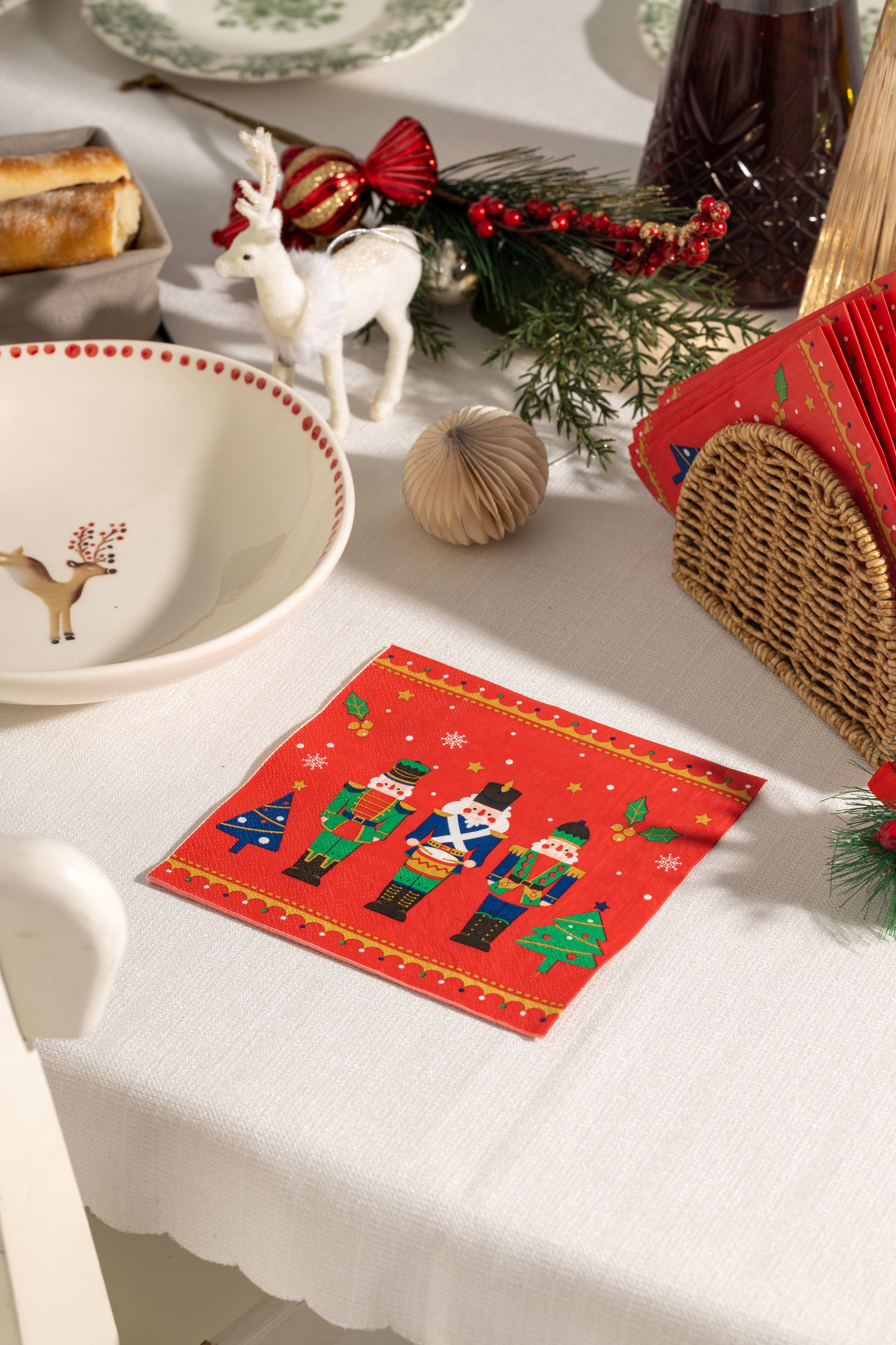 Xmas Kurşun Asker Yılbaşı Peçete