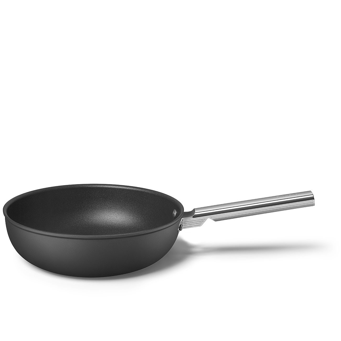 SMEG Cookware Serisi Wok Tava 30Cm Ckfw3001Blm Siyah