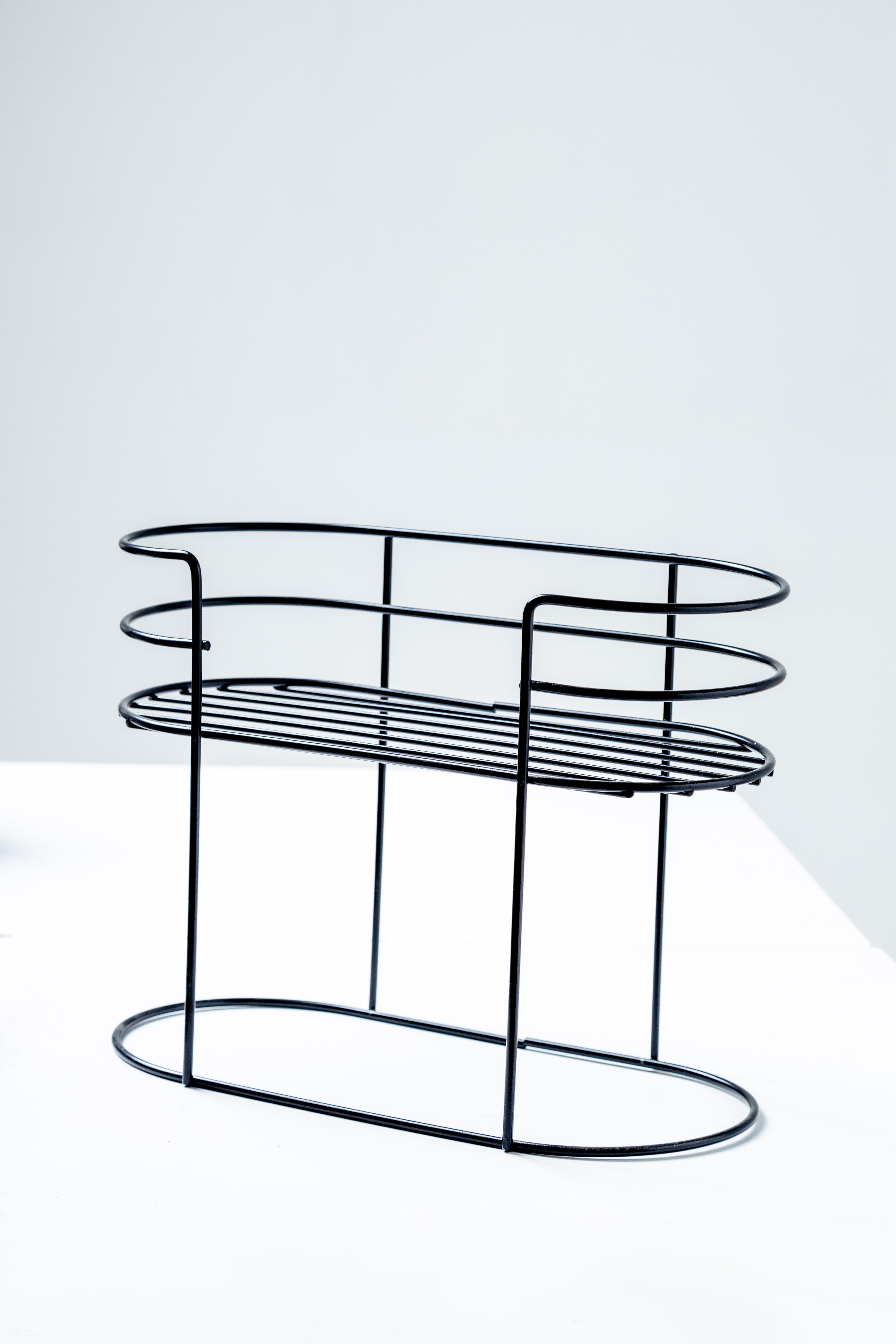 Blacked 2 Katlı Oval Tel Organizer
