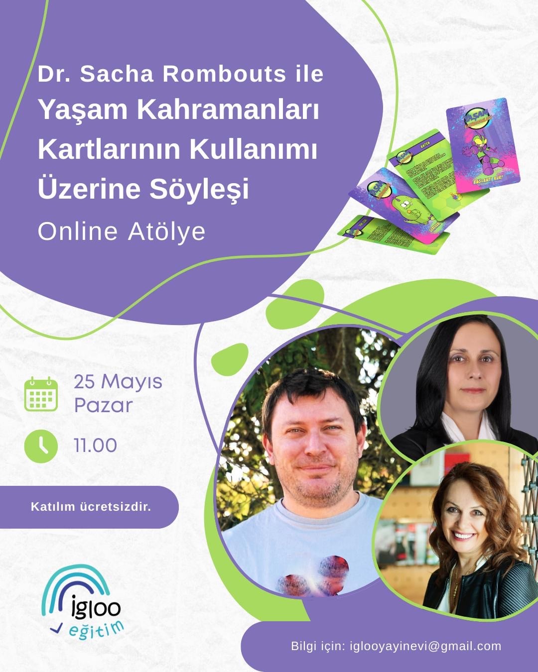Dr.Sacha Rombouts ile Yaşam Kahramanları Kartlarının Kullanımı Üzerine Söyleşi