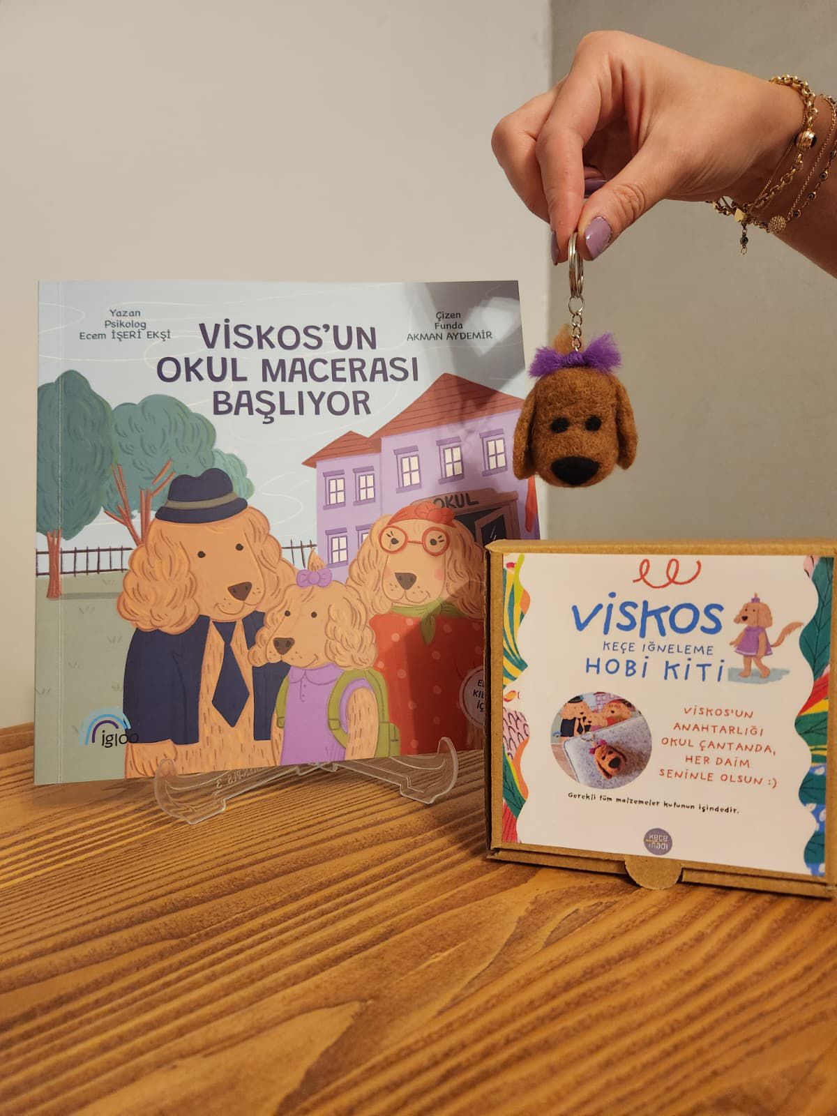 VİSKOS KEÇE İĞNELEME HOBİ KİTİ