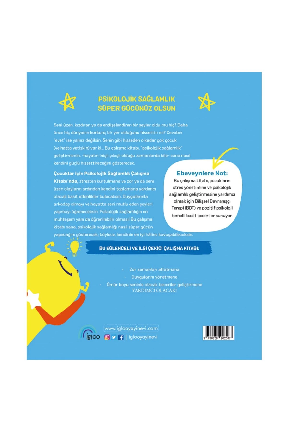 Çocuklar için Psikolojik Sağlamlık Çalışma Kitabı