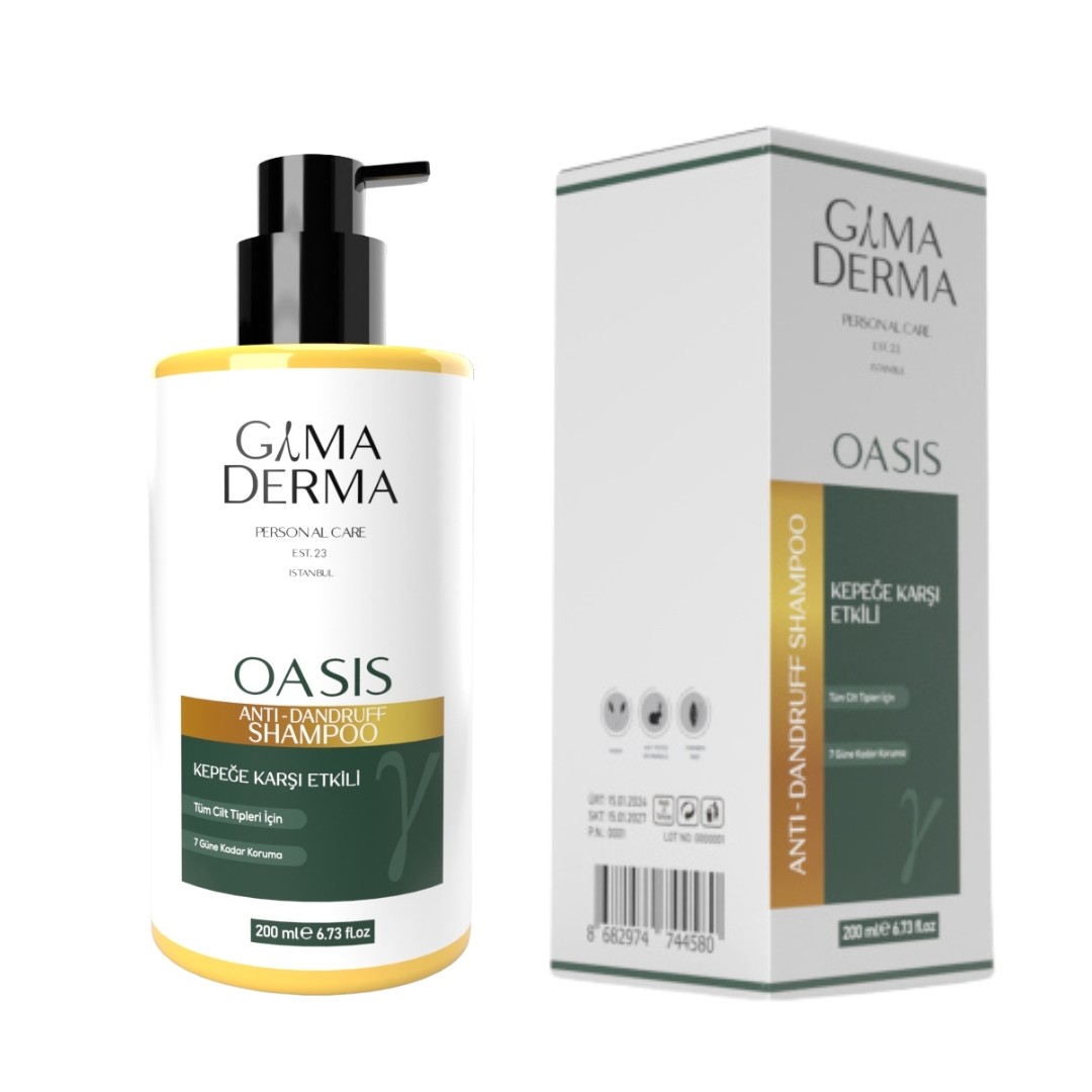 Gama Derma OASIS VEGAN KEPEK ŞAMPUANI