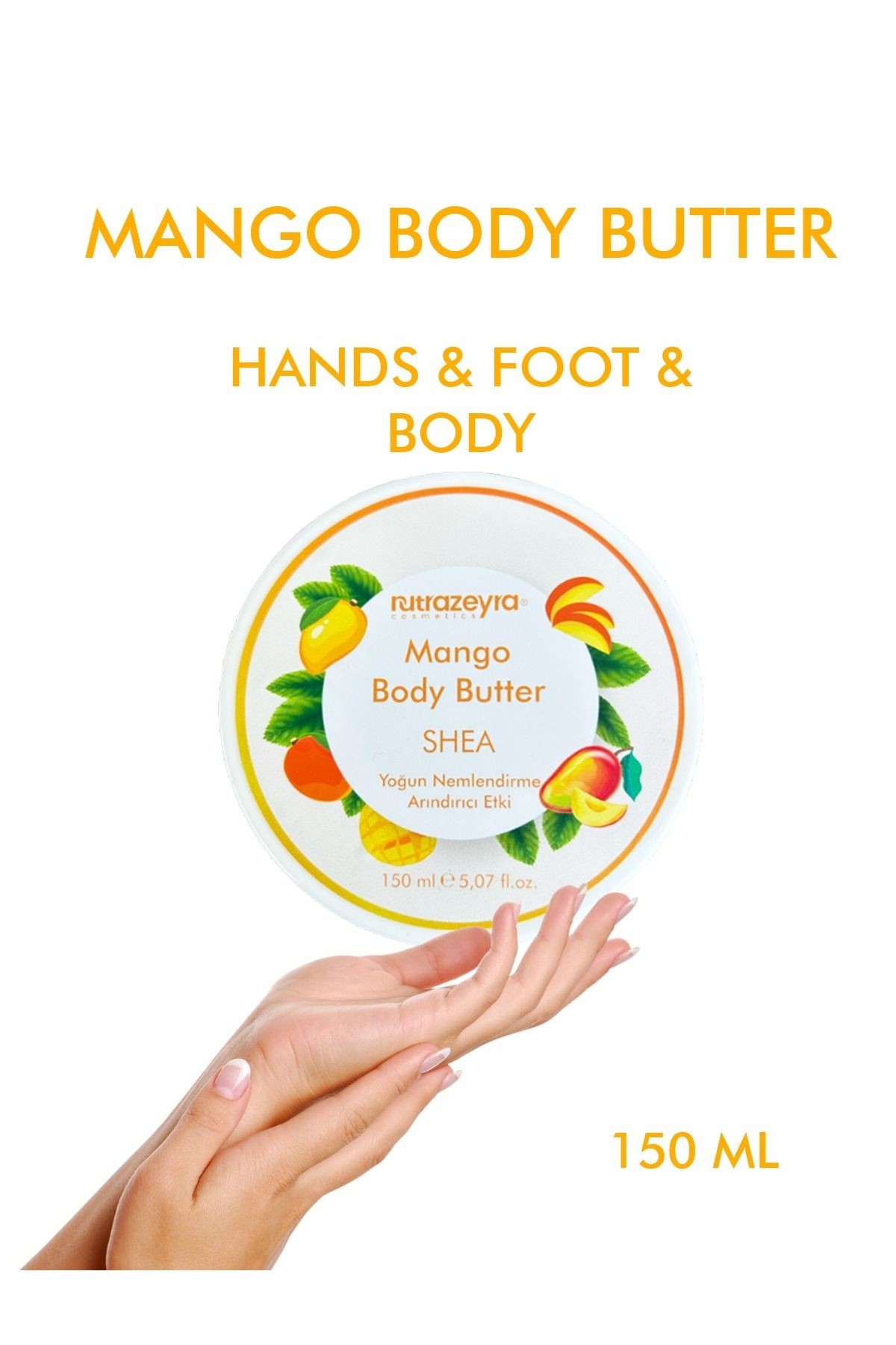 Nutrazeyra Eşitleyici Aydınlatıcı Arbutin Serum Ve Nemlendirici Mango Body Butter Vücut Peeling Cilt Bakım Seti