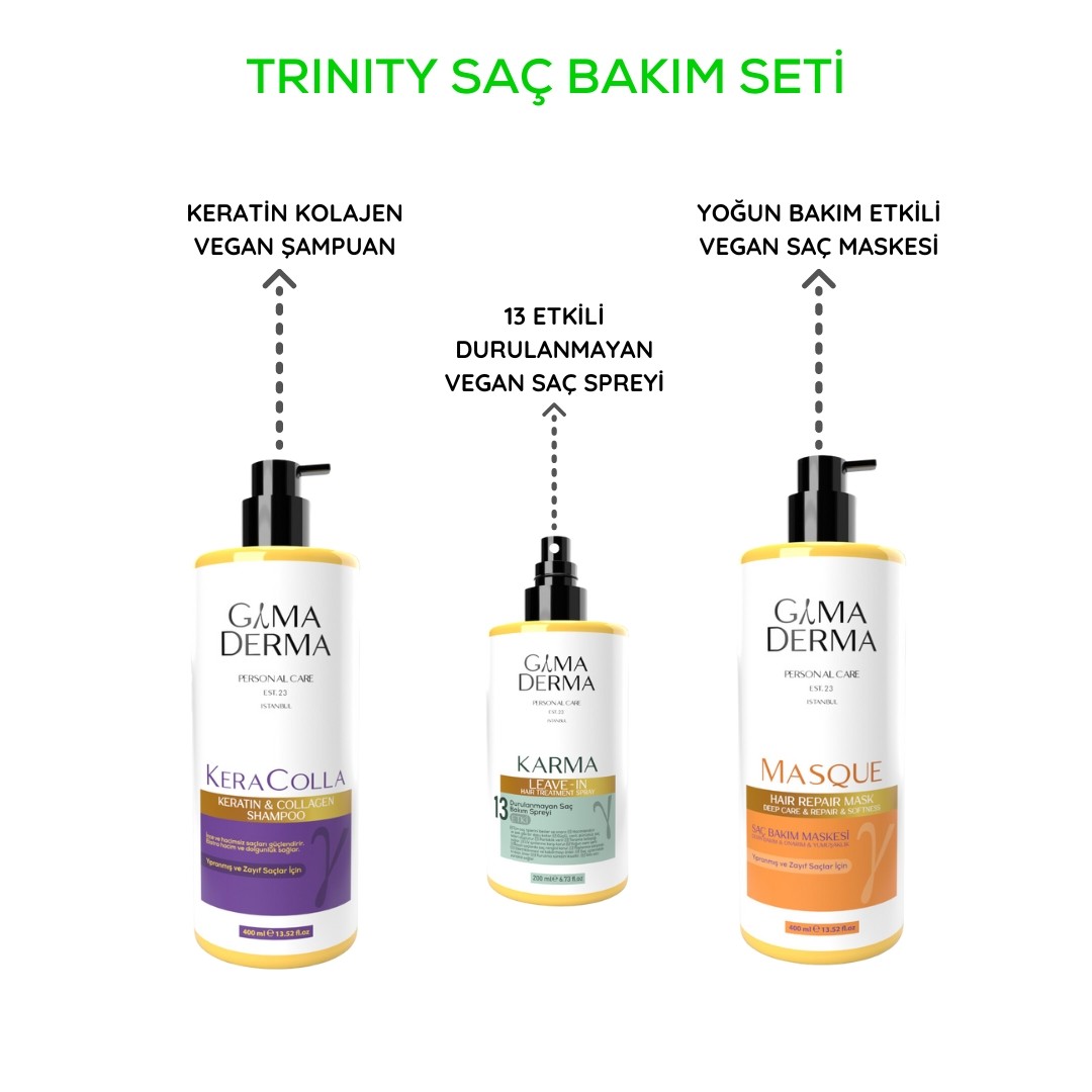 Gama Derma TRINITY SAÇ BAKIM SETİ