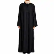 Efnan İpek Kupra Jakar Desenli Abaya | Premium Tesettür Abaya
