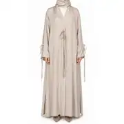 Mihrimah %100 İpek Cupro Abaya | Premium Tesettür Abaya