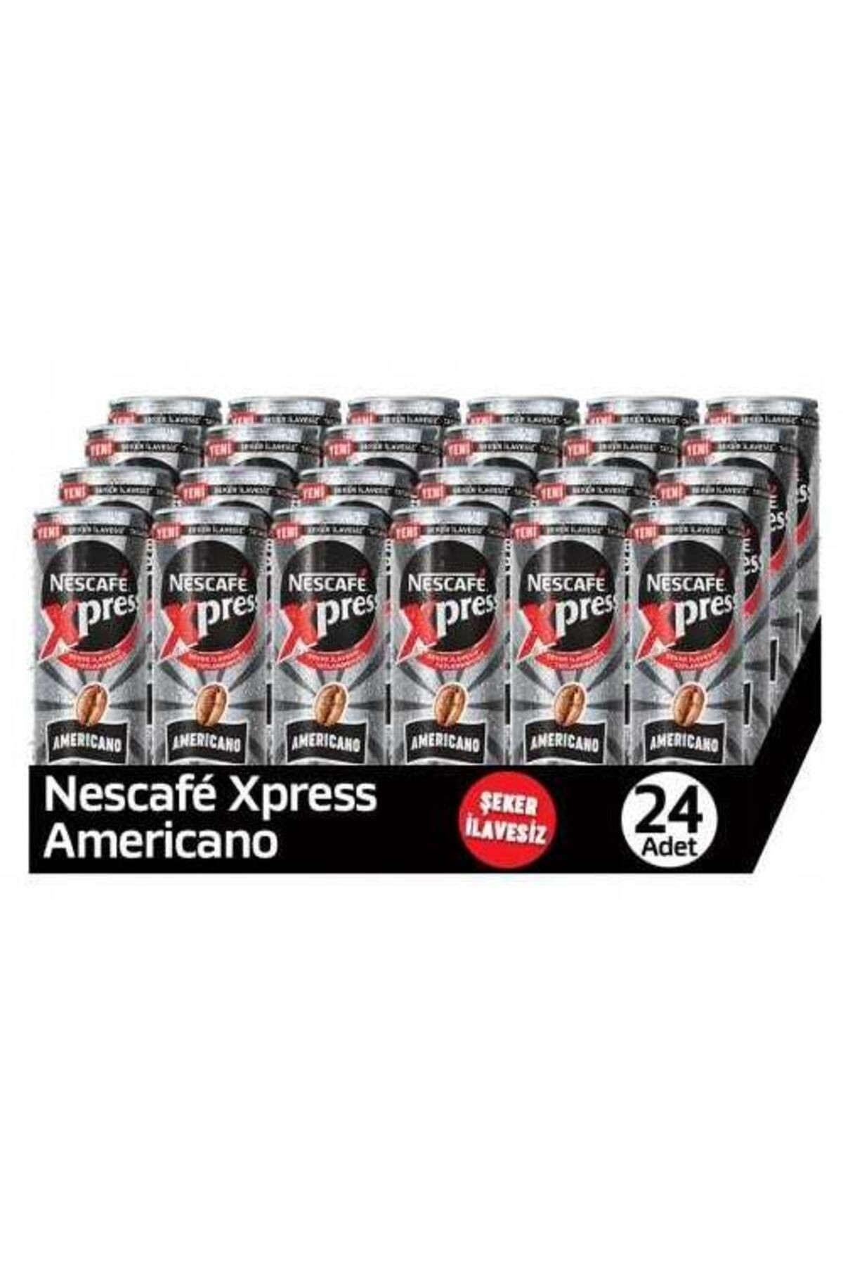 Nescafe Xpress Americano Şekersiz 24 Adet X 250Ml