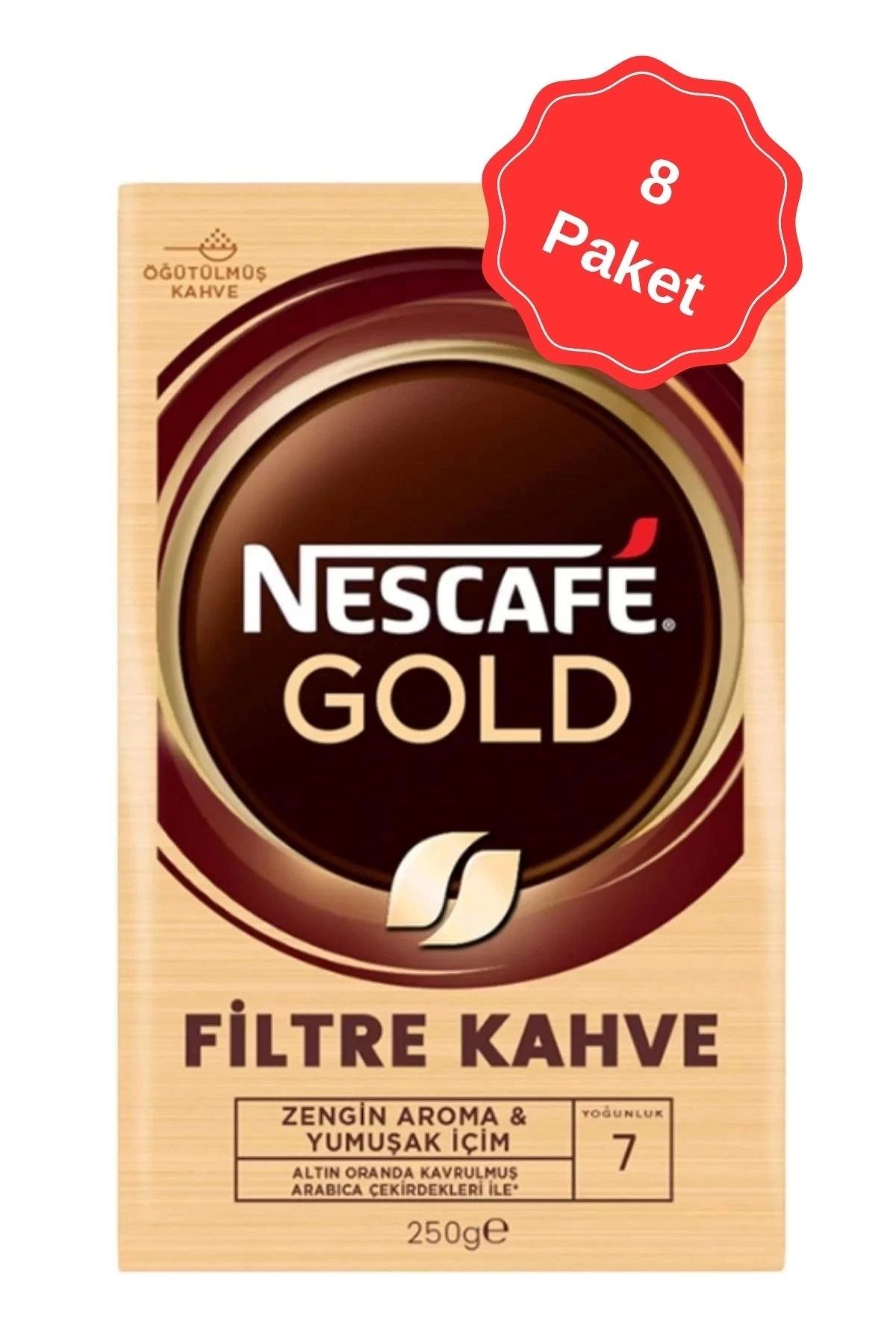 Nescafe Gold Filtre 8 Adet X 250G