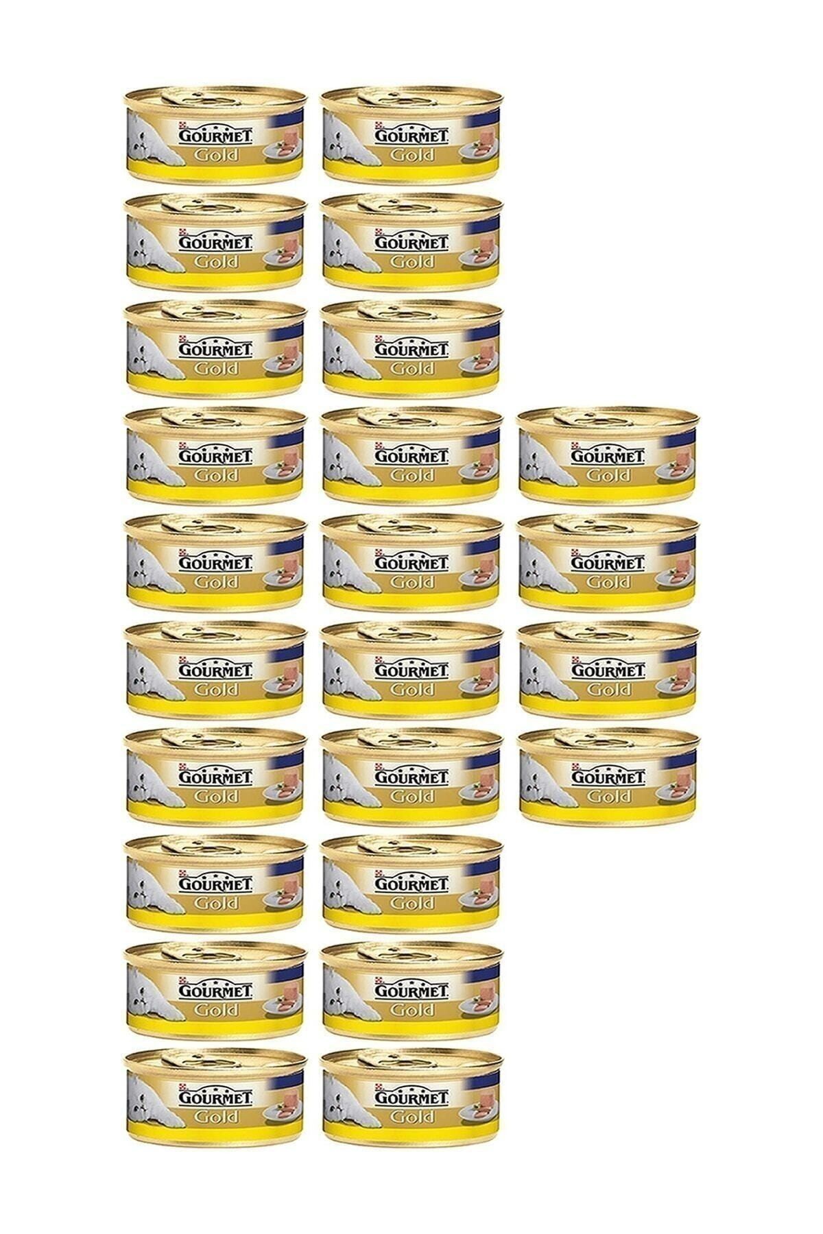Gourmet Gold Kiyilmiş Tavuk Etli Kedi Yaş Mama 24 Adet X 85G