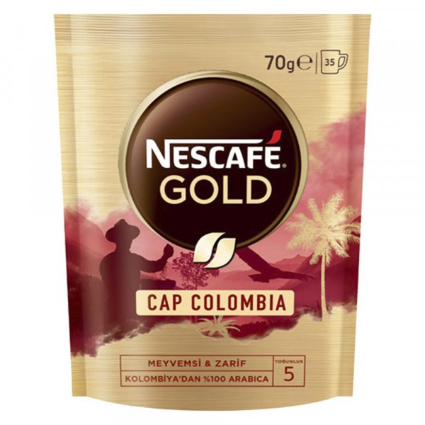 Nescafe Gold Colombia Doypack 12 Adet X 70G