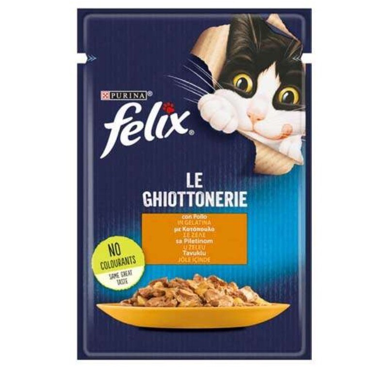 Felix Tavuk Etli Kedi Yaş Mama 26 Adet X 85G