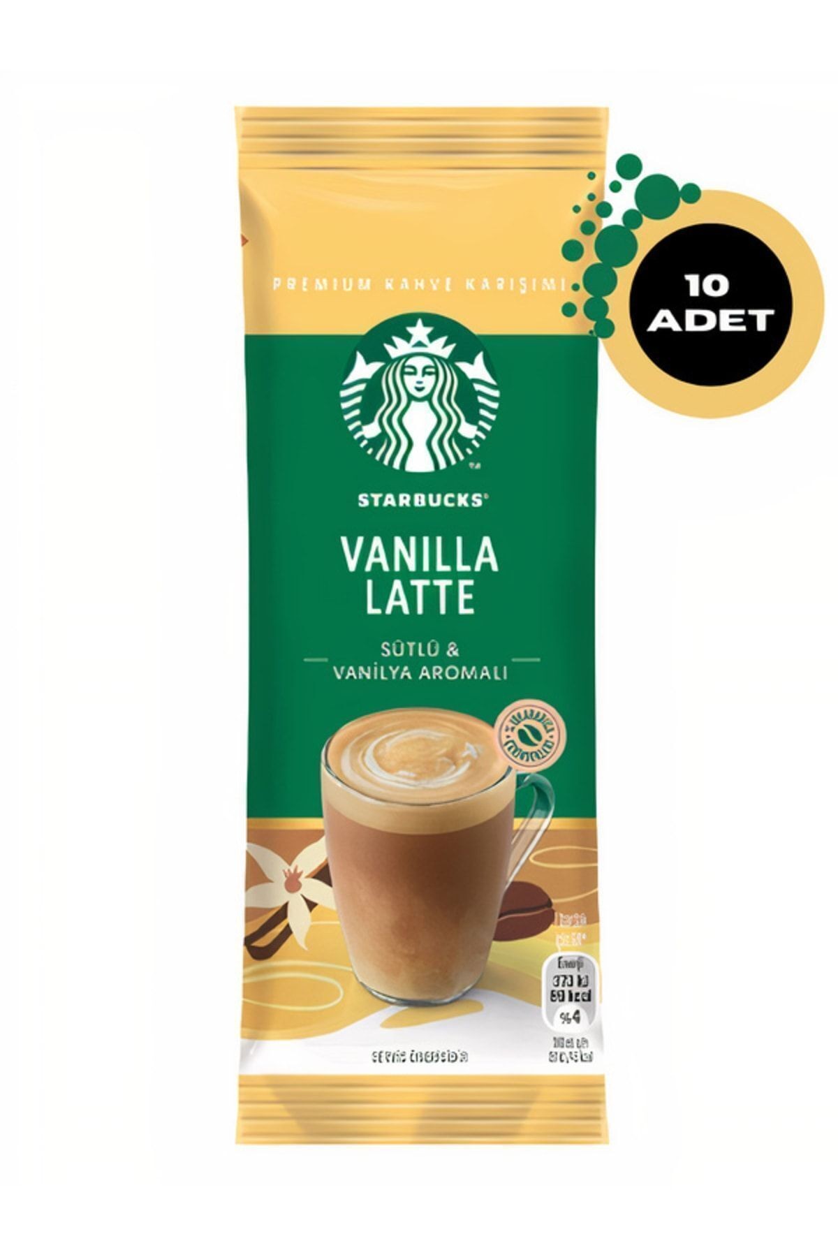 Starbucks Vanilla Latte 10 Adet X 21.5G