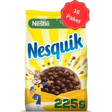 Nesquik Misir Gevregi 16 Adet X 225G
