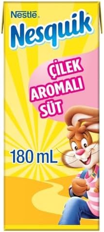Nesquik Çilekli Süt 27 Adet X 180Ml