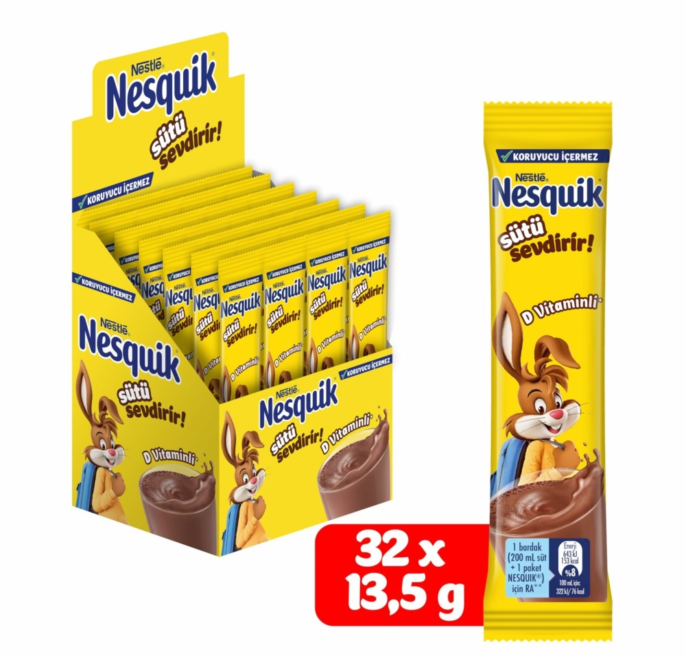 Nesquik Toz Stick 32 Adet X 13,5G