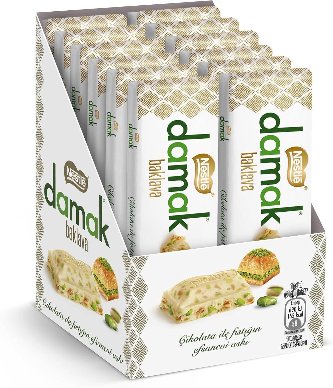 Damak İnci Baton 12 Adet X 30G