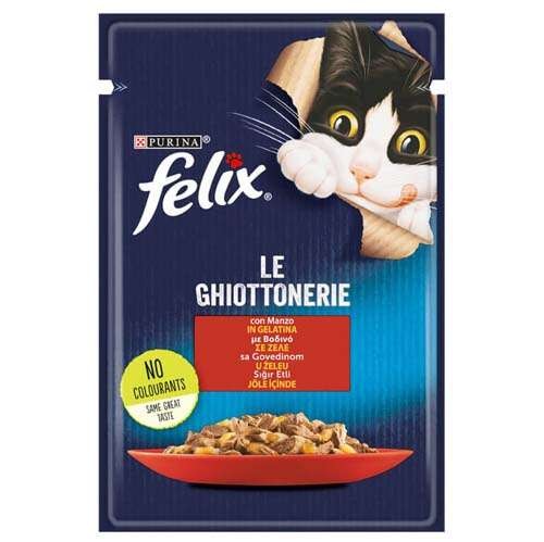 Felix Siğir Etli Kedi Yaş Mama 26 Adet X 85G