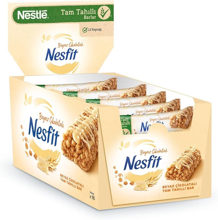Nesfit Beyaz Çikolatali Bar 16 Adet X 22.5G