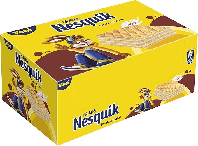 Nesquik Sandviç Gofret 24 Adet X 22G