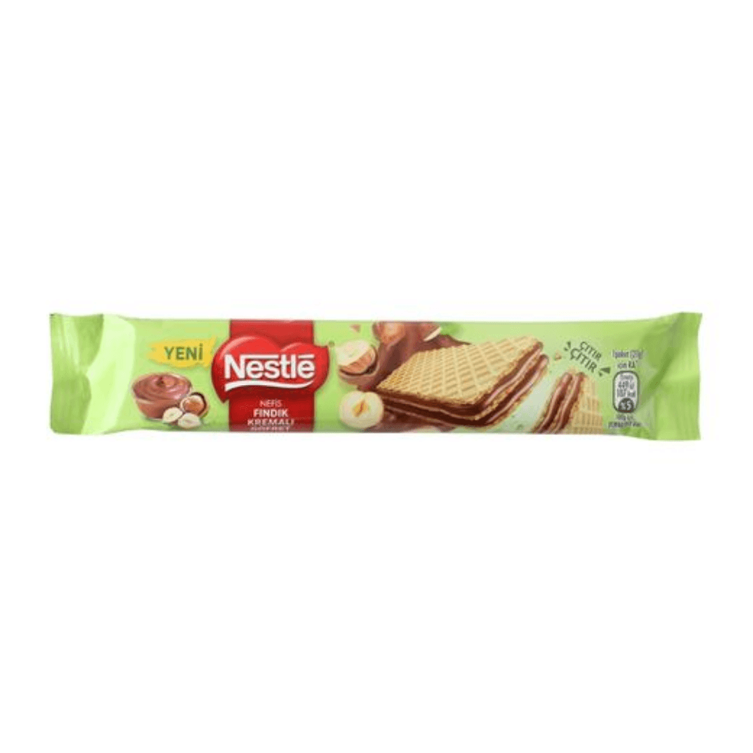 Findik Kremalı Kaplamasiz Gofret 24 Adet X 21G