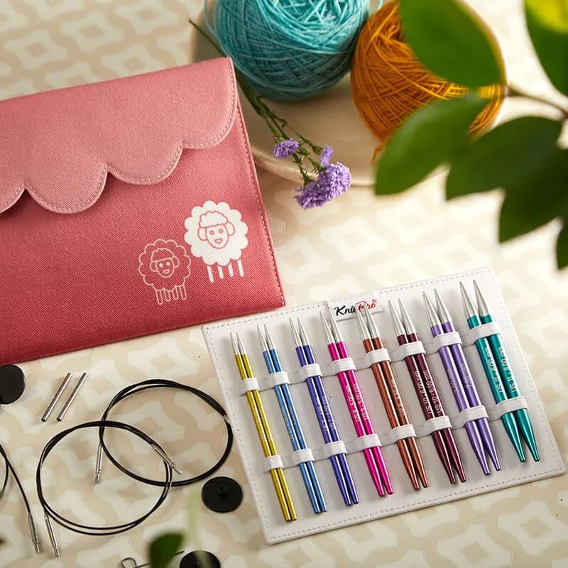 KNITPRO ZING DELUXE MİSİNALI ŞİŞ SETİ - 13 CM