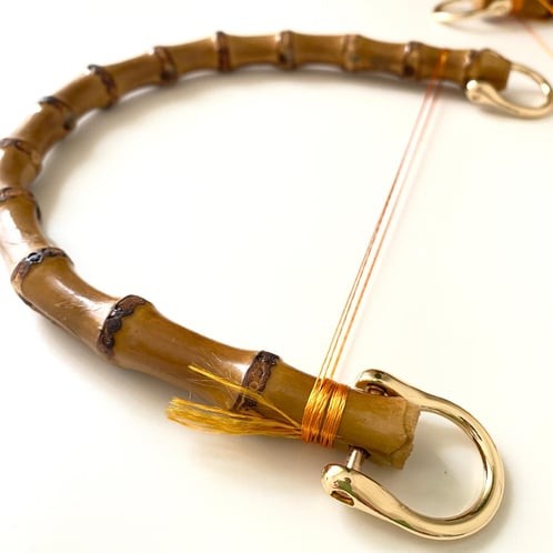  BAMBU ÇANTA SAPI 16cm ( ALTIN UÇLU )