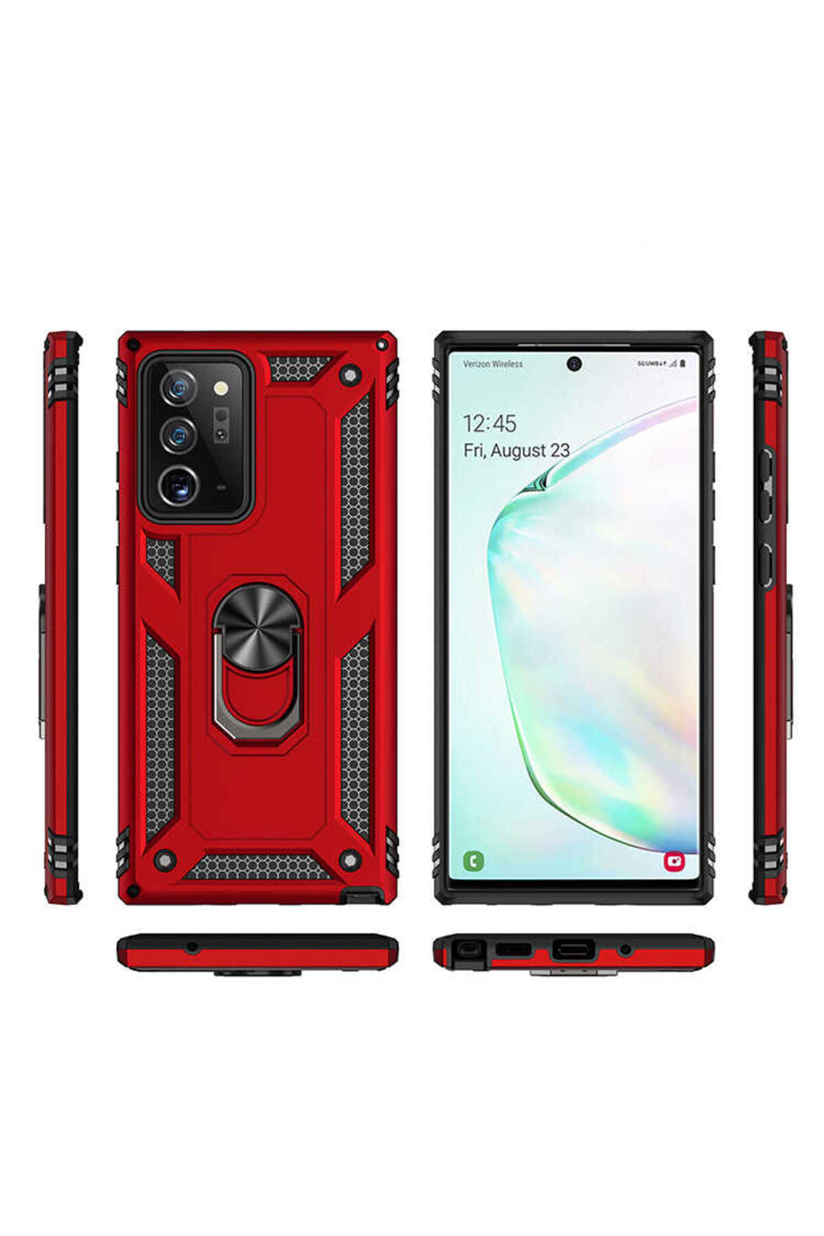 Galaxy Note 20 Ultra Uyumlu TLZN Vega Kılıf-Siyah